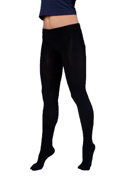 Колготки из хлопка, шерсти и микромодала 
