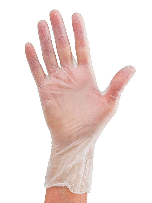 Перчатки одноразовые нестерильные виниловые, неопудренные (упаковка 50 пар)