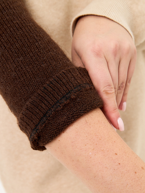 Наколенник/Налокотник согревающий вязаный из верблюжьей шерсти № 1 