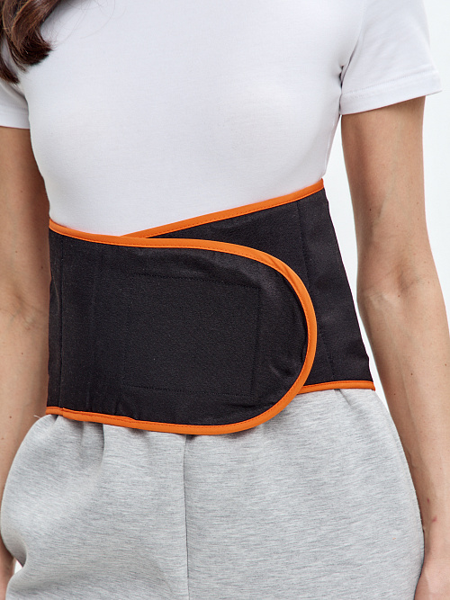 Пояс-корсет согревающий из собачьей шерсти с медной нитью 