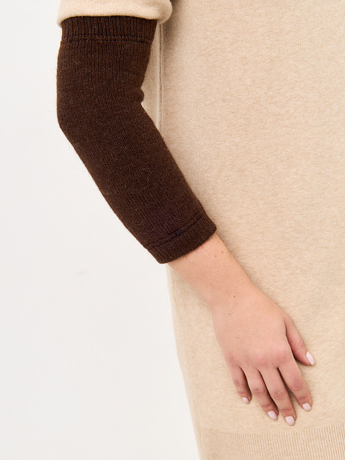 Наколенник/Налокотник согревающий вязаный из верблюжьей шерсти № 2 