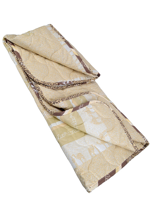 Одеяло с наполнителем из верблюжьей шерсти 1,5 спальное, 140x205 