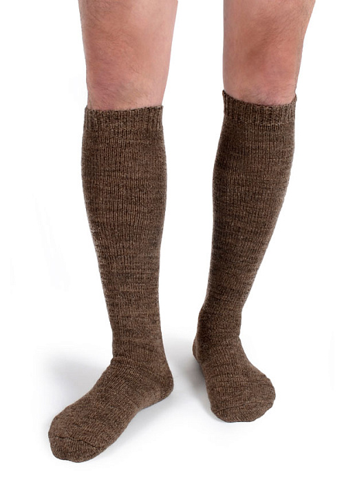 Получулки (гольфы) Высокие из верблюжьей шерсти