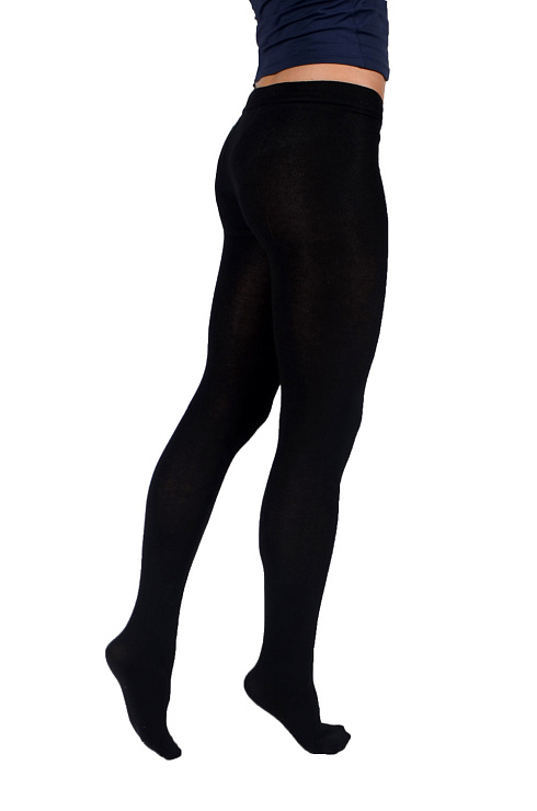 Колготки из хлопка, шерсти и микромодала 