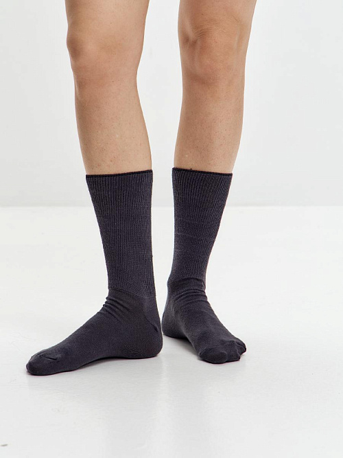 Носки из хлопка с ослабленной резинкой (подходят на полную ногу) 