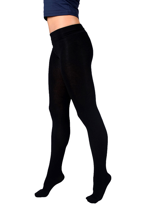 Колготки из хлопка, шерсти и микромодала 