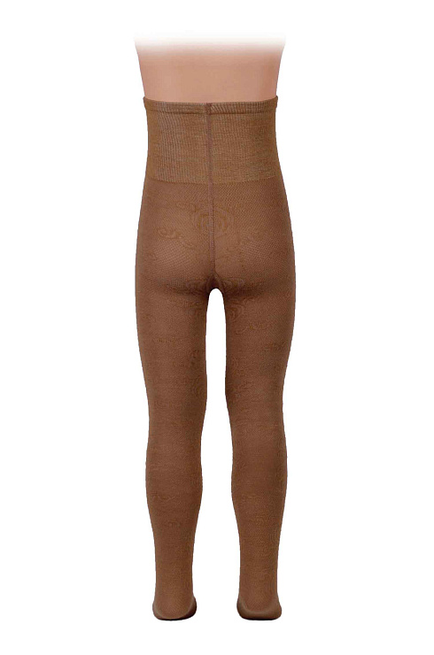 Колготки ДЕТСКИЕ Ажурные из Верблюжьей Шерсти с анатомическим поясом 