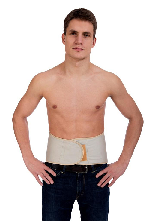 Пояс-корсет согревающий с наполнителем из верблюжьего пуха 