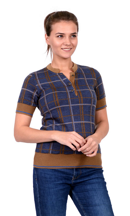 Поло из верблюжьей шерсти женское 