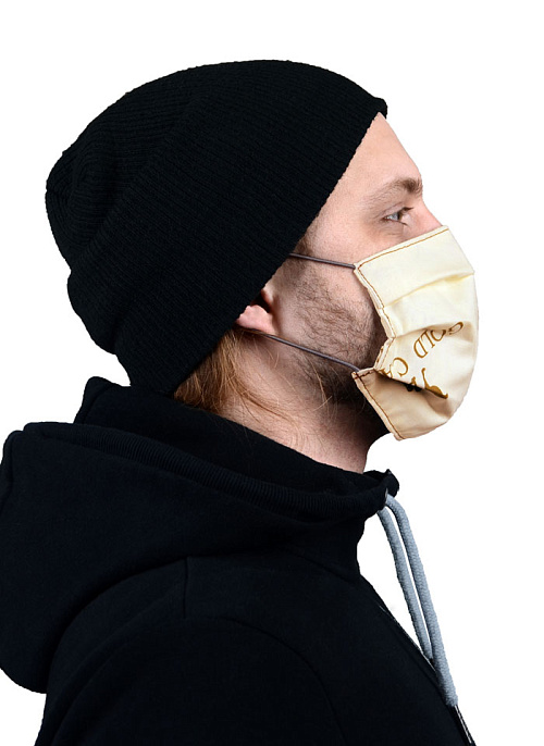 Маска защитная для лица многоразовая из хлопка, арт. Мз-3-т 