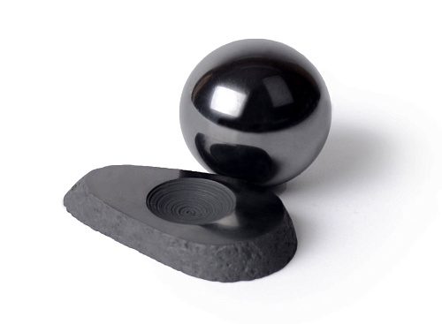 Шар шунгитовый, диаметр 3 см 