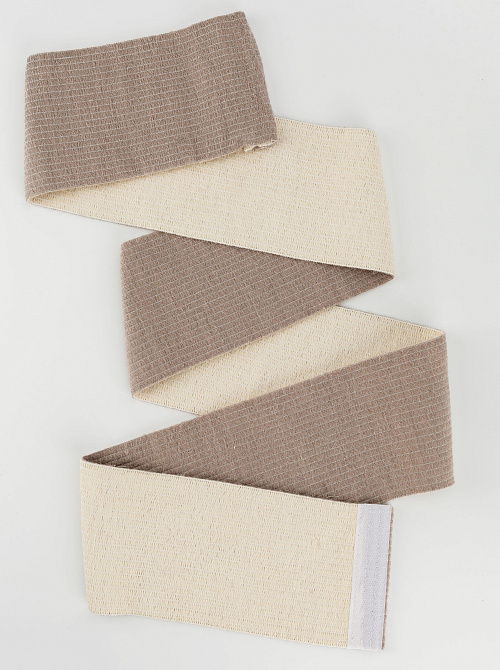 Лента эластичная (бинт) согревающая из собачьей шерсти и хлопка, 1,5 м 