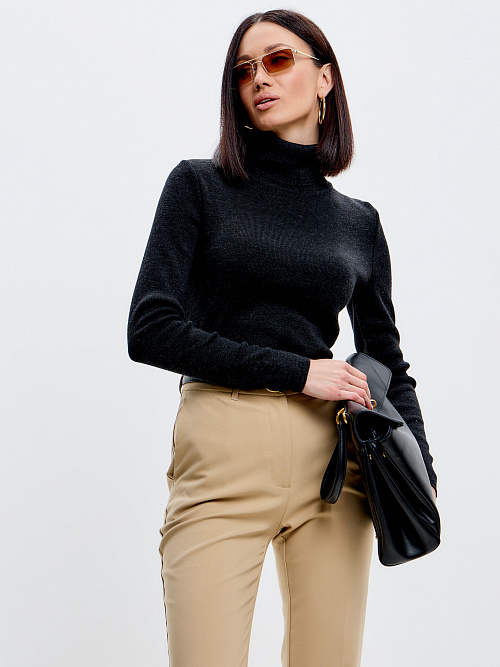 Водолазка Бадлон из шерсти мериноса женская 