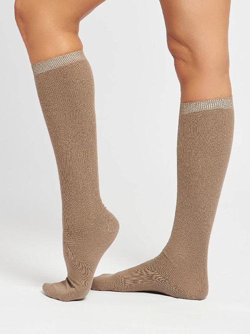 Получулки (гольфы) из хлопка с компрессионным эффектом 