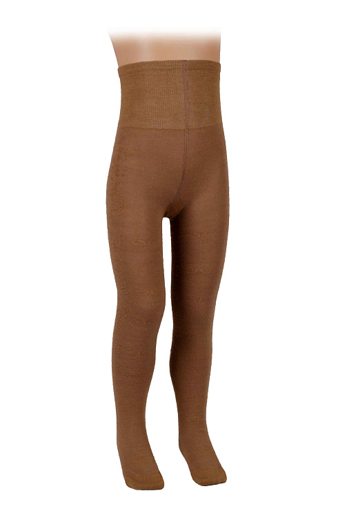 Колготки ДЕТСКИЕ Ажурные из Верблюжьей Шерсти с анатомическим поясом 