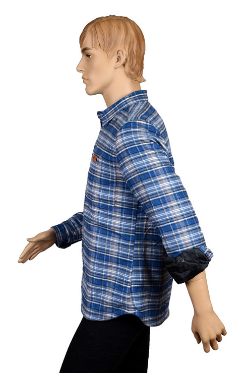 Терморубашка (куртка) утепленная на верблюжьем шерстепоне мужская 