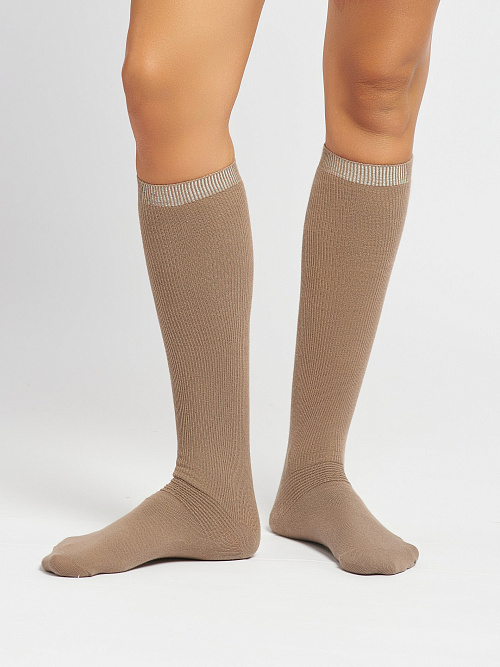 Получулки (гольфы) из хлопка с компрессионным эффектом 