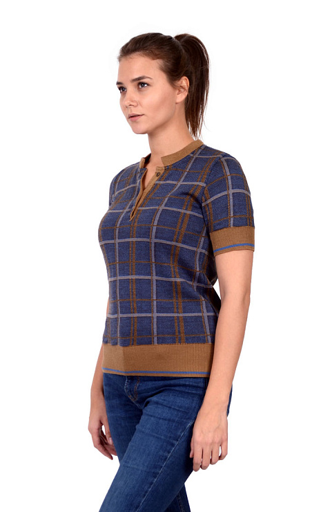 Поло из верблюжьей шерсти женское 