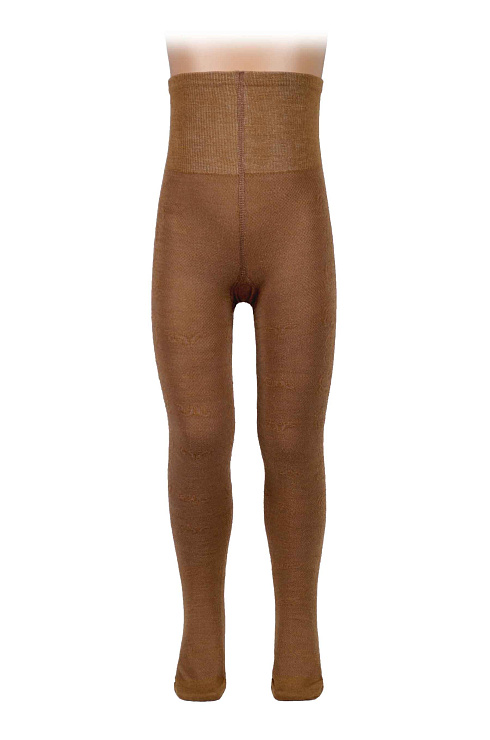 Колготки ДЕТСКИЕ Ажурные из Верблюжьей Шерсти с анатомическим поясом 