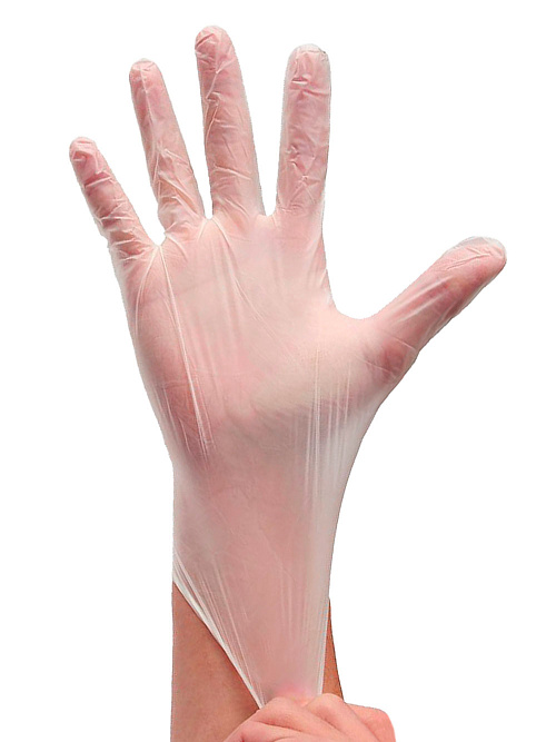 Перчатки одноразовые нестерильные виниловые, неопудренные (упаковка 50 пар)