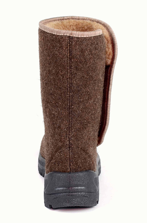 Сапоги "Верблюжий Тепло-ХОД" войлочные из верблюжьей шерсти с подошвой ПВХ мужские