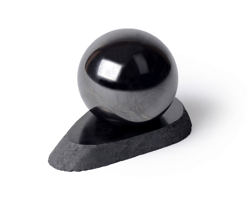 Шар шунгитовый, диаметр 3 см 