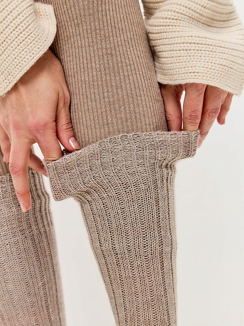 Гольфы из собачьей шерсти и шерсти альпака