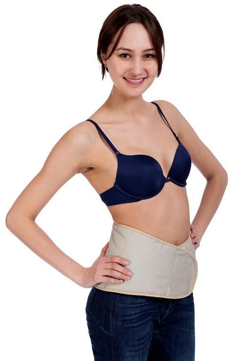 Пояс-корсет согревающий с наполнителем из верблюжьего пуха 