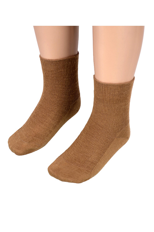 Носки из верблюжьей шерсти детские тонкие 