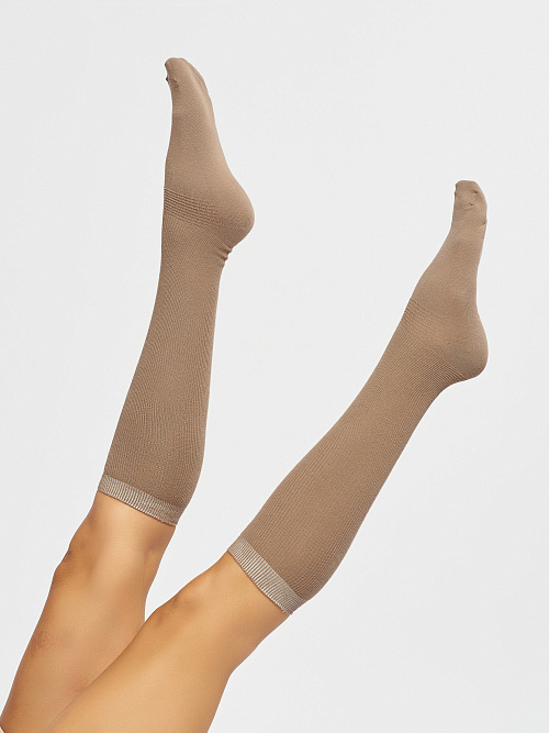 Получулки (гольфы) из хлопка с компрессионным эффектом 