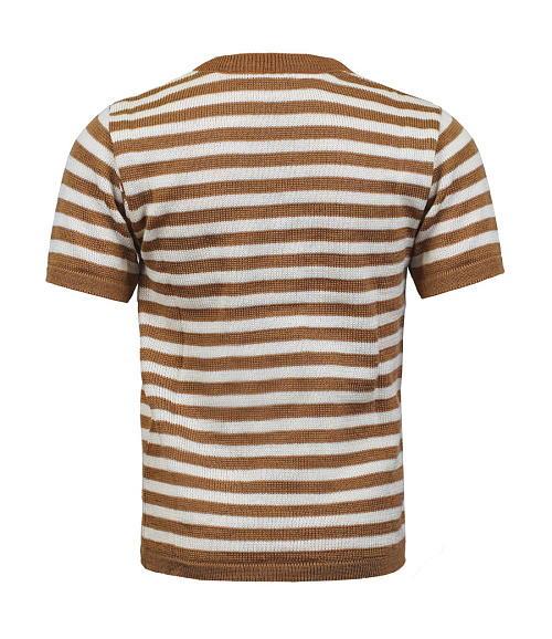 Футболка Тельняшка детская с коротким рукавом из верблюжьей шерсти 