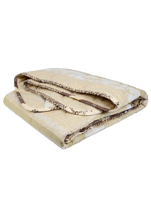 Одеяло с наполнителем из верблюжьей шерсти 1,5 спальное, 140x205 