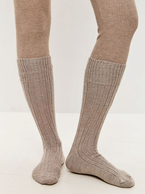 Гольфы из собачьей шерсти и шерсти альпака