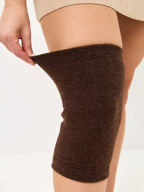 Наколенник/Налокотник согревающий вязаный из верблюжьей шерсти № 1 