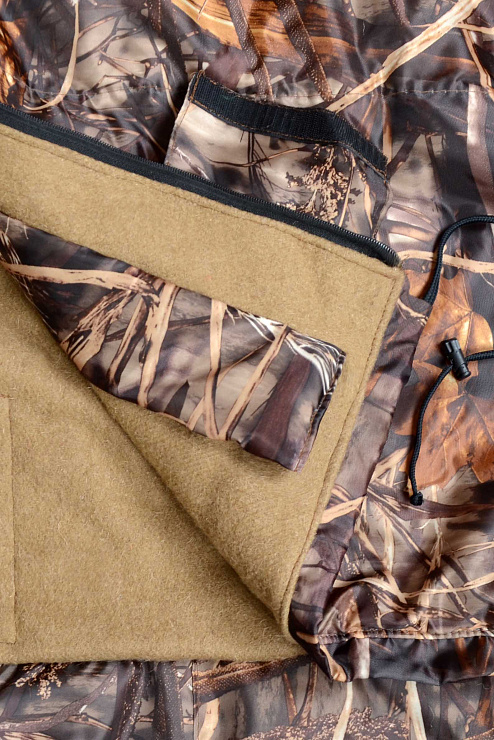 Мешок спальный, 2 слоя полотна из верблюжьей шерсти 