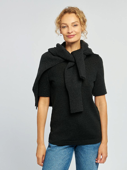 Футболка с коротким рукавом из шерсти мериноса 